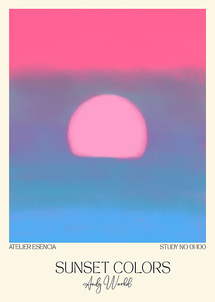 Sunsetcolorsno02 art print by Treechild for $57.95 CAD