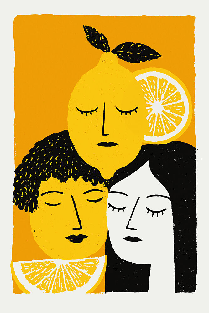 The Lemon Family art print by Treechild for $57.95 CAD