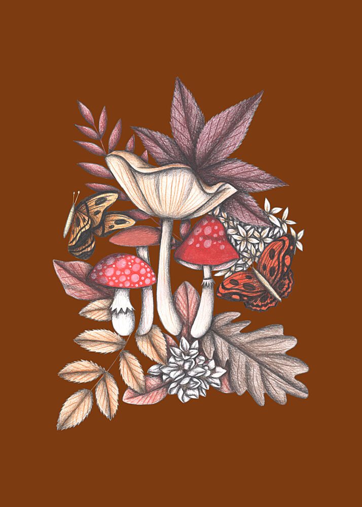 Autumn Forest Magic art print by Cecilia Battaini for $57.95 CAD