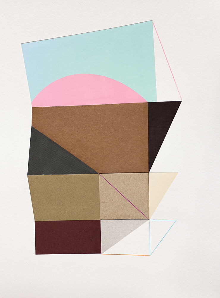 Geometric Color Shapes art print by Ildefonso Martin for $57.95 CAD