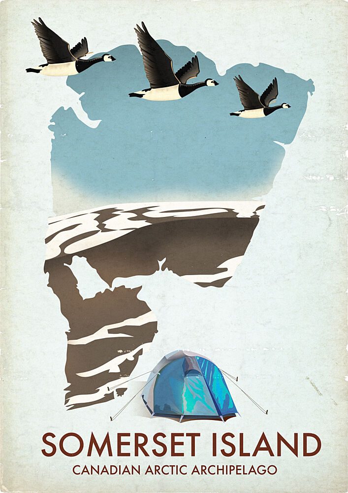 Somerset Island Arctic Adventure art print by Nicholas for $57.95 CAD