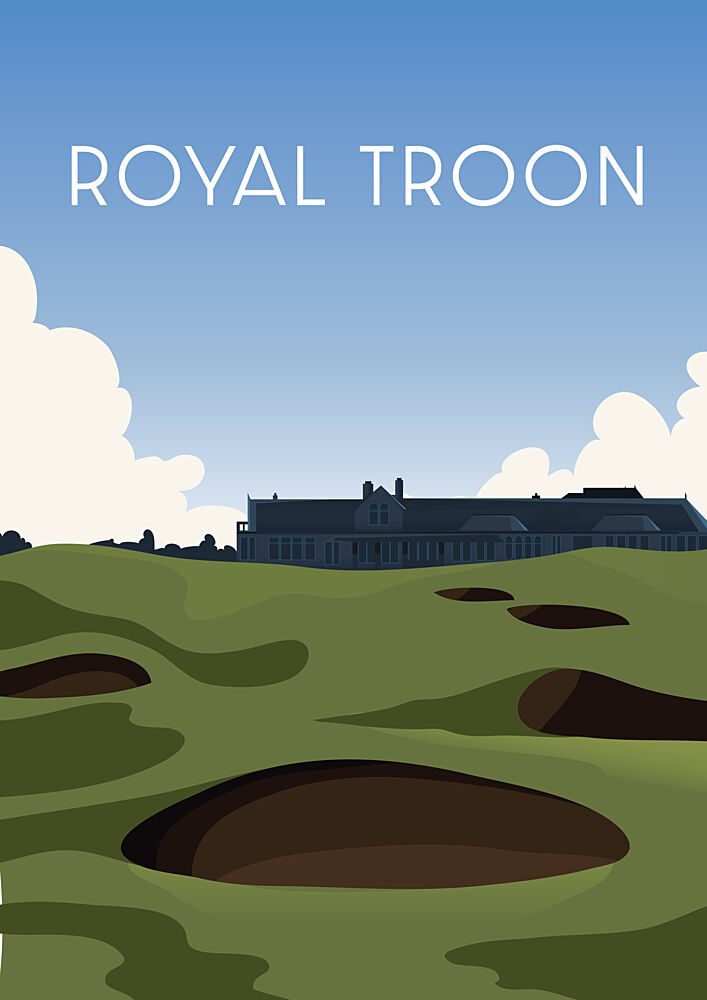 Classic Golf Links art print by Nicholas for $57.95 CAD