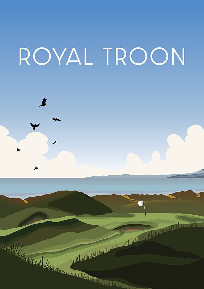 Royal Troon Golf Links art print by Nicholas for $57.95 CAD