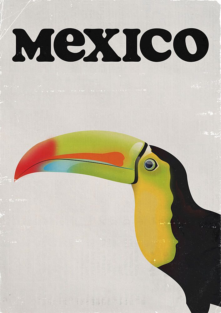 Mexico Toucan art print by Nicholas for $57.95 CAD