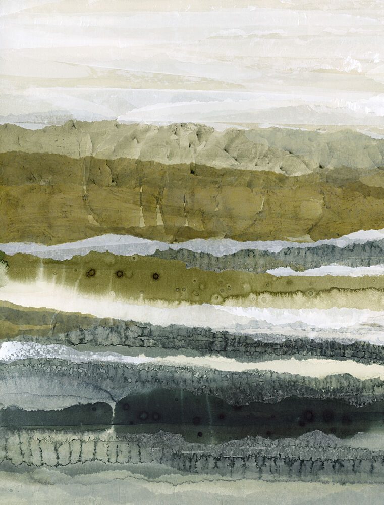 Organic Green Layers art print by Lara Eckerman for $57.95 CAD