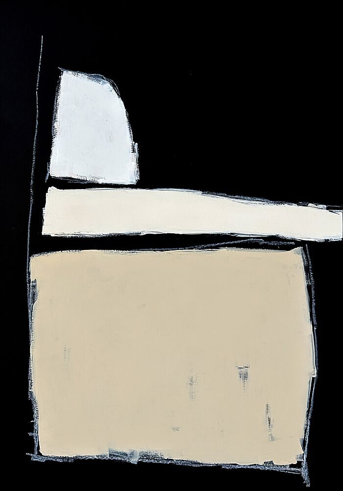 Black Beige Blocks art print by Andrea Reichhart for $57.95 CAD