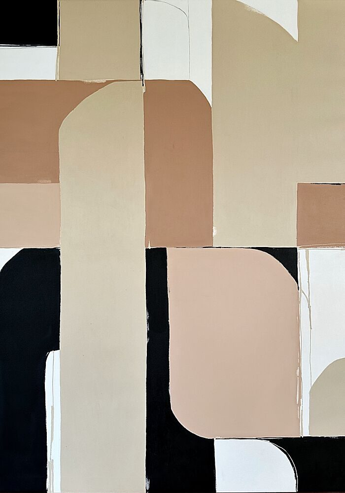 Modern Neutral Shapes art print by Andrea Reichhart for $57.95 CAD