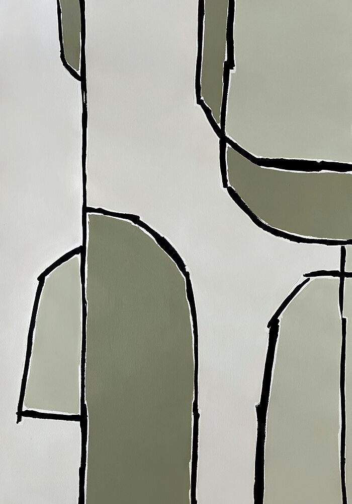 Abstract Sage Forms art print by Andrea Reichhart for $57.95 CAD