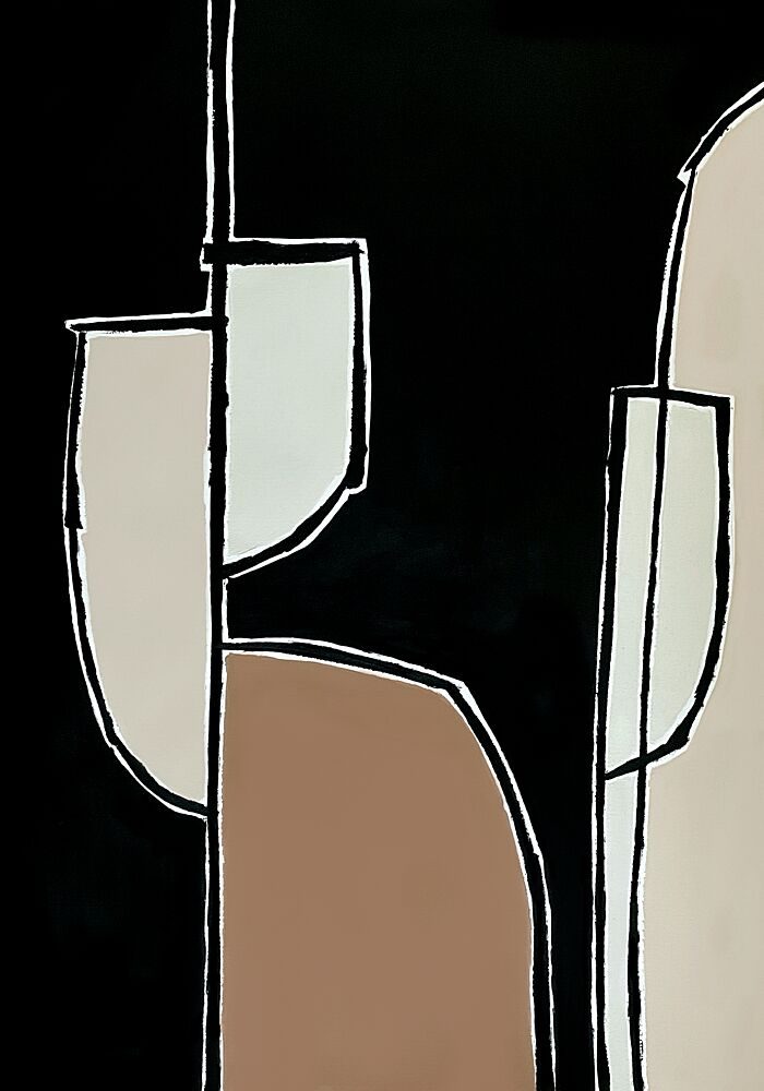 Clean Lined Abstract art print by Andrea Reichhart for $57.95 CAD