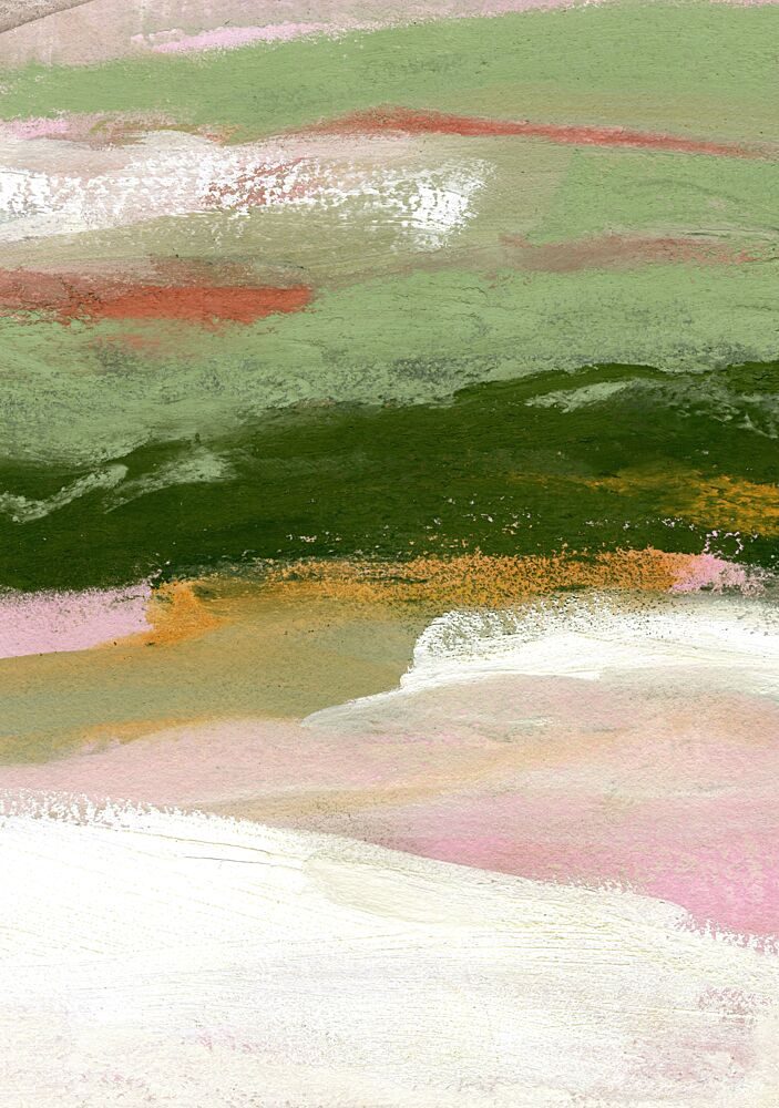 Soft Abstract Landscape art print by Janel Bragg for $57.95 CAD