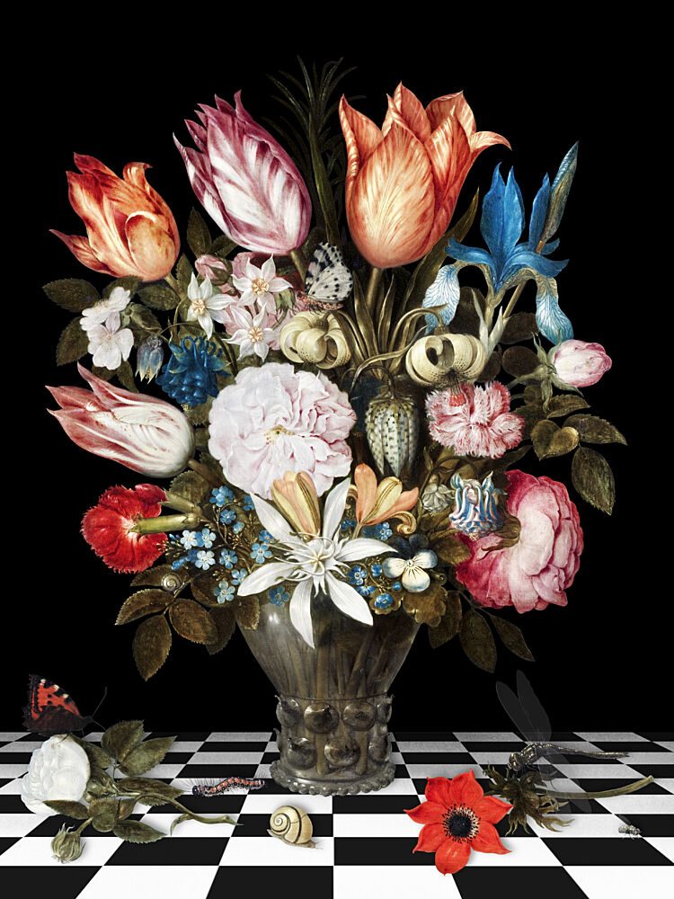 Opulent Floral Still Life art print by Marja van den Hurk for $57.95 CAD