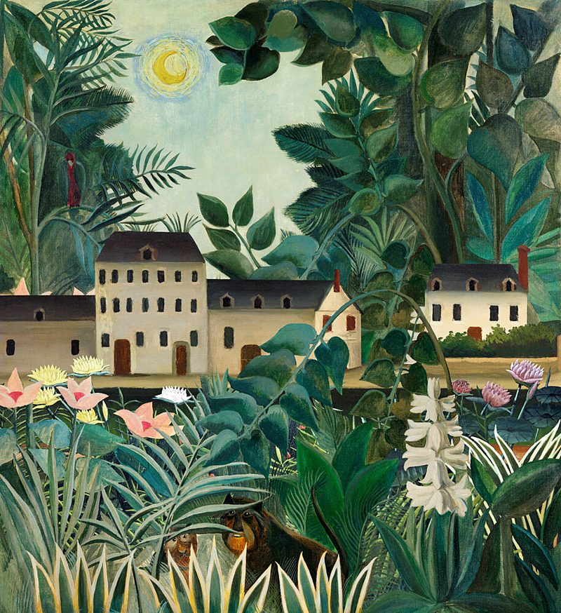 Dreamy Tropical Night art print by Marja van den Hurk for $57.95 CAD
