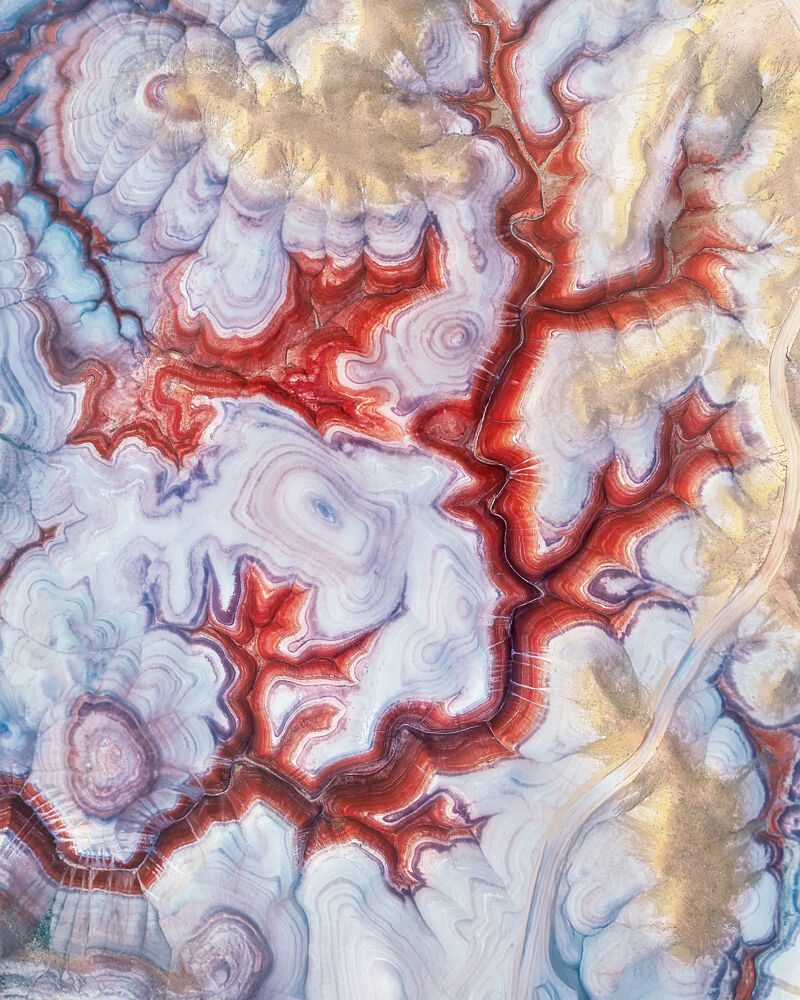 Vibrant Canyon Layers art print by Huabing Ye for $57.95 CAD