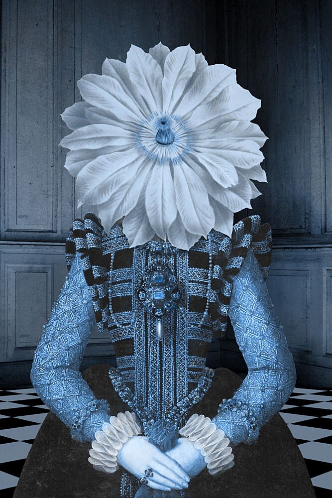Regal Flower Figure art print by Marja van den Hurk for $57.95 CAD