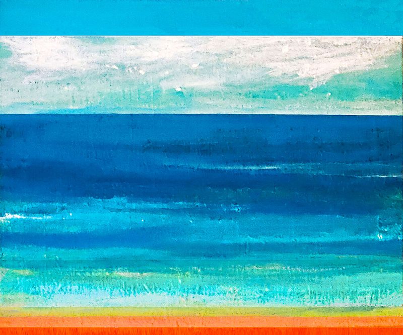 Vibrant Ocean Layers art print by Vanessa Ryan for $57.95 CAD