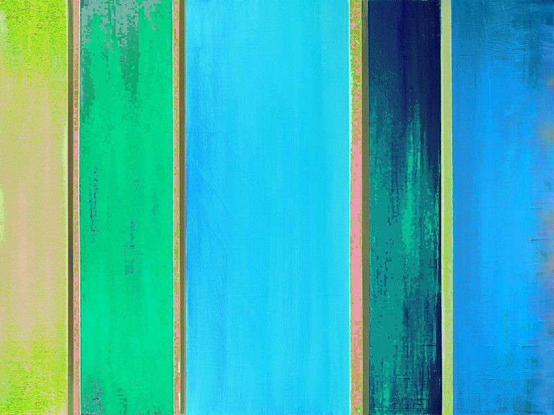 Cool Blue Green Textures art print by Vanessa Ryan for $57.95 CAD