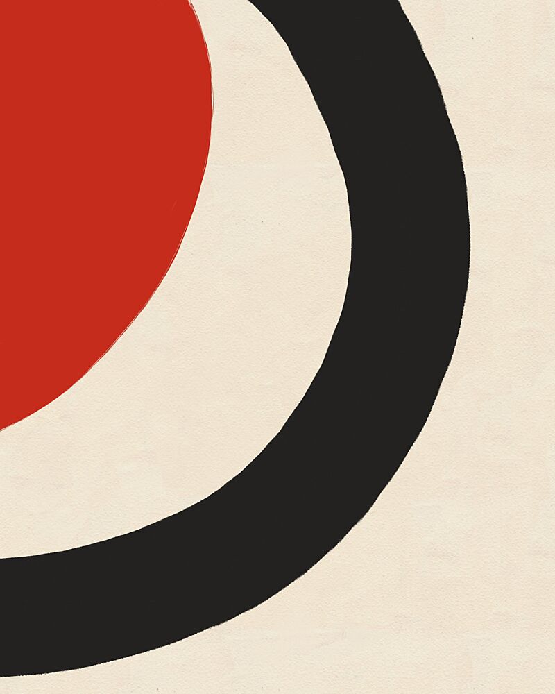 Bold Geometric Arc art print by Deepthi S for $57.95 CAD