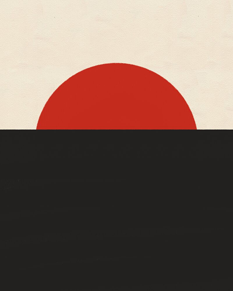 Red Sun Horizon art print by Deepthi S for $57.95 CAD