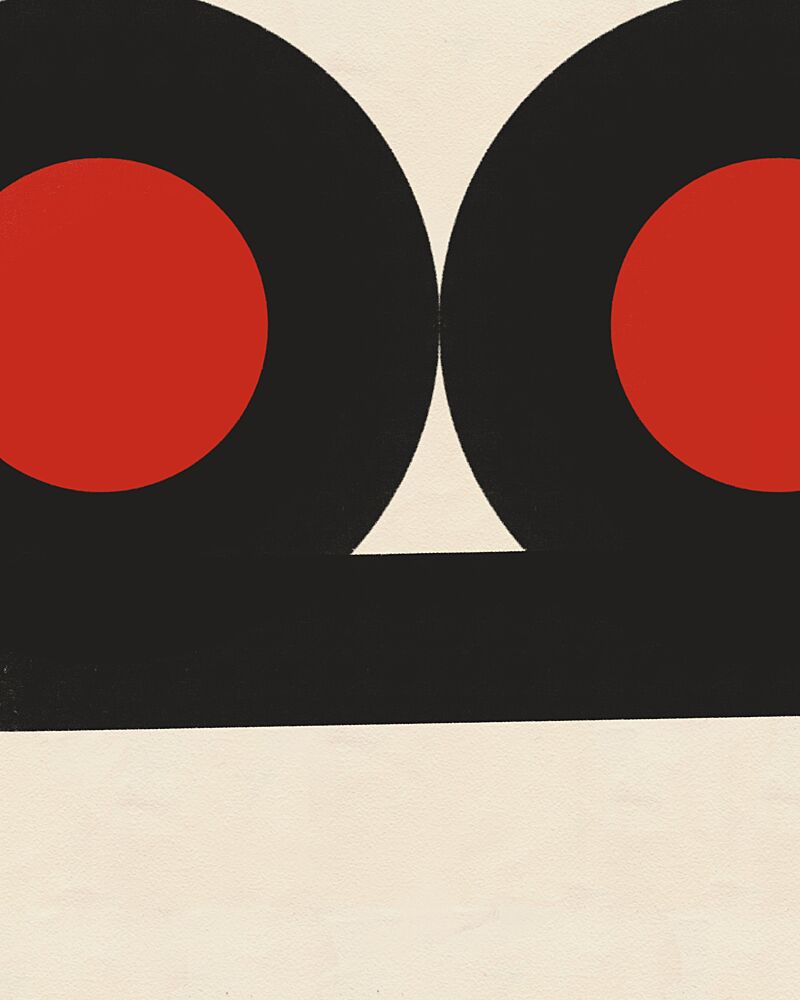 Bold Geometric Circles art print by Deepthi S for $57.95 CAD