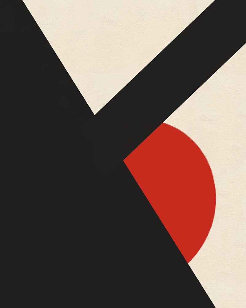 Bold Geometric Abstract art print by Deepthi S for $57.95 CAD