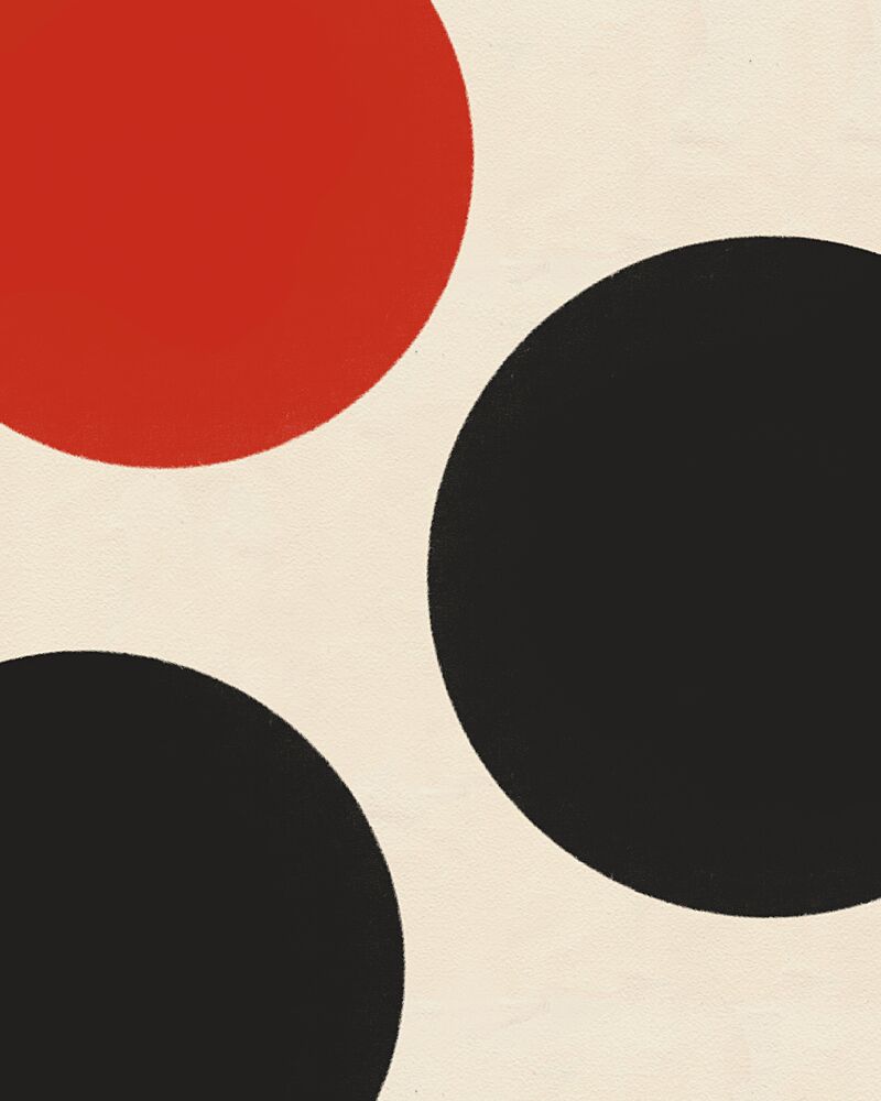 Bold Geometric Circles art print by Deepthi S for $57.95 CAD