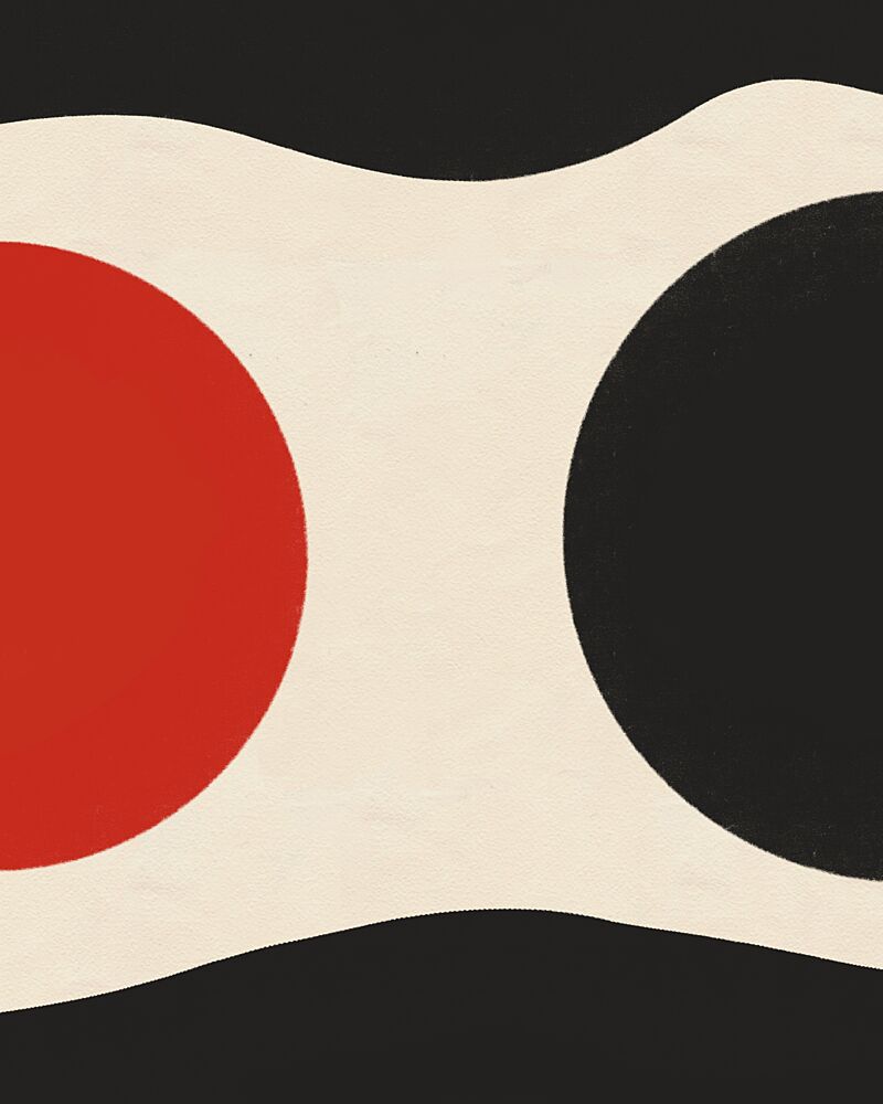 Abstract Wavy Circles art print by Deepthi S for $57.95 CAD