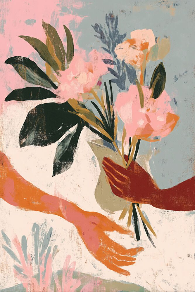 Flowersforyou art print by Treechild for $57.95 CAD