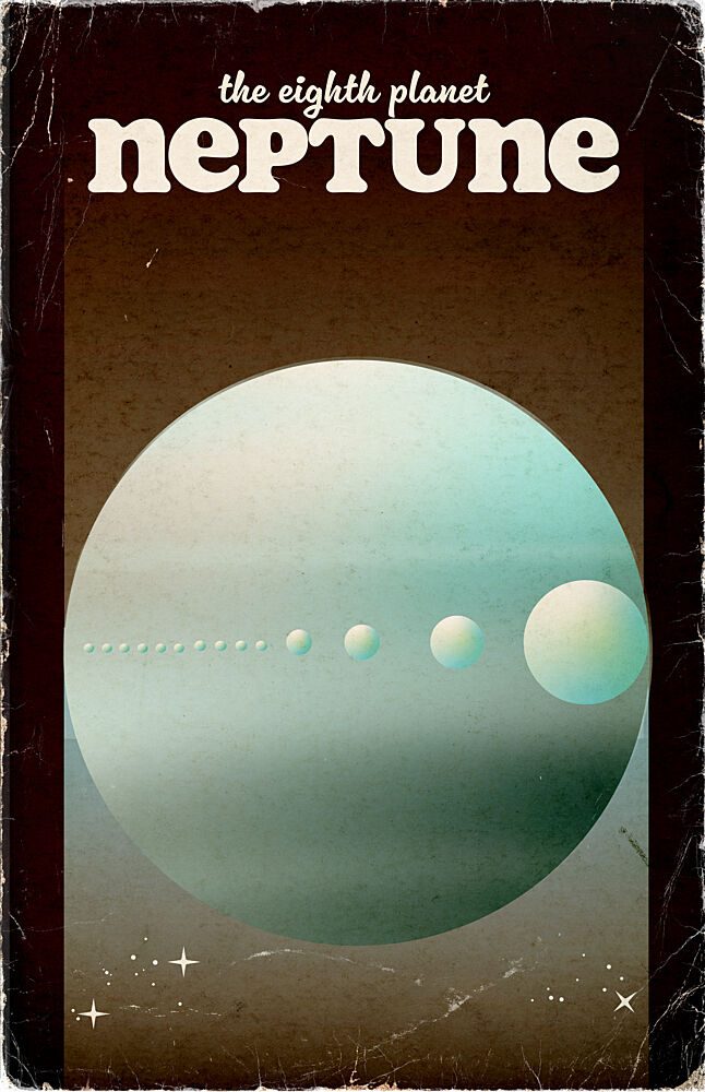 Eighth Planet Neptune art print by Nicholas for $57.95 CAD