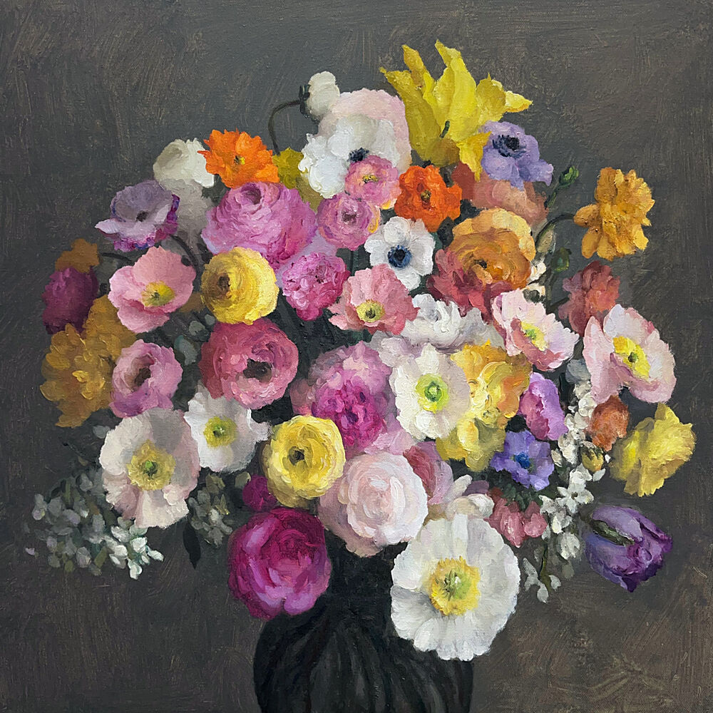 Vibrant Floral Bouquet art print by James Zamora for $57.95 CAD