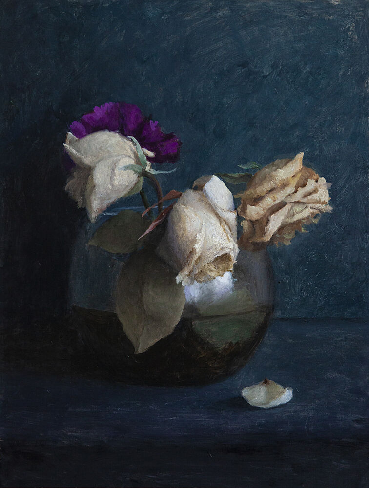 Dark Floral Still Life art print by James Zamora for $57.95 CAD