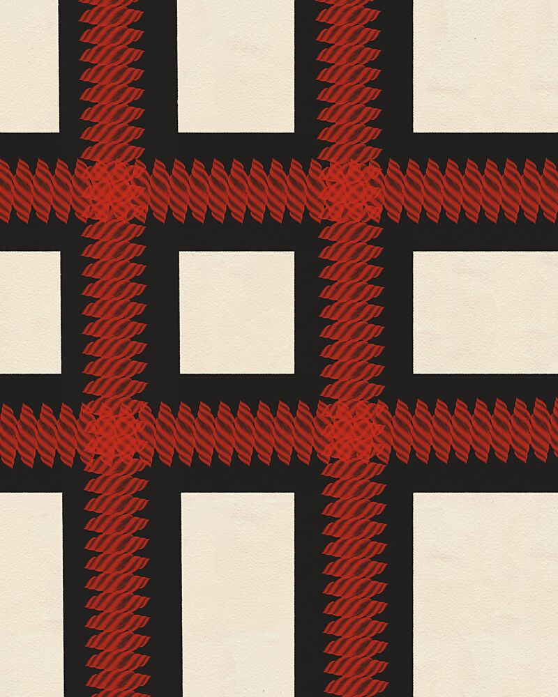 Classic Red Plaid Pattern art print by Deepthi S for $57.95 CAD