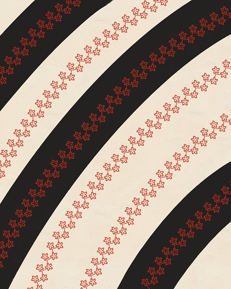 Elegant Stripe Bloom art print by Deepthi S for $57.95 CAD