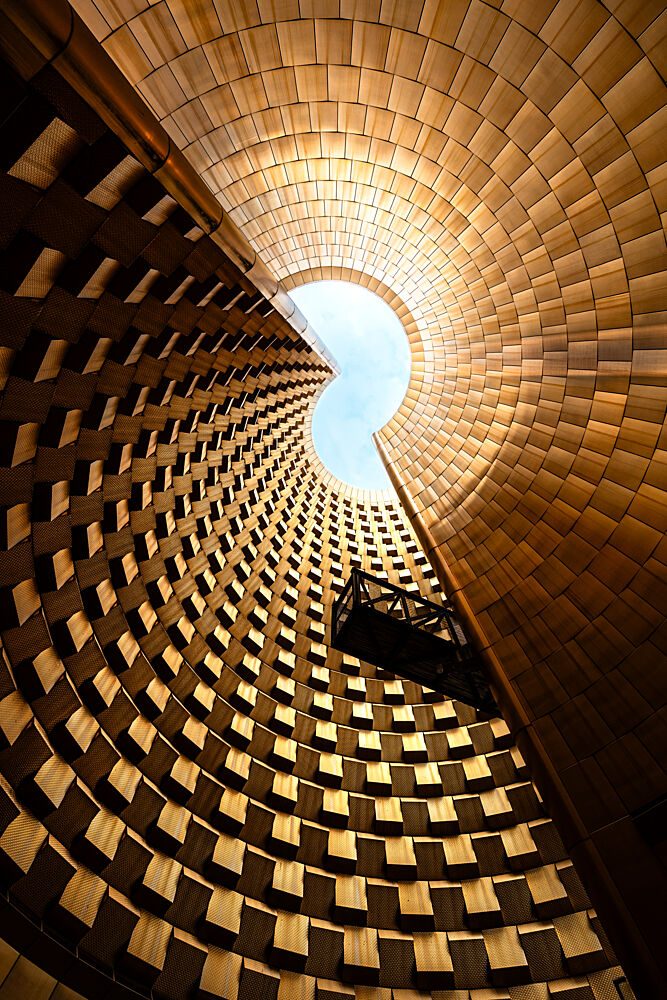 Golden Tunnel Perspective art print by Herve Loire for $57.95 CAD