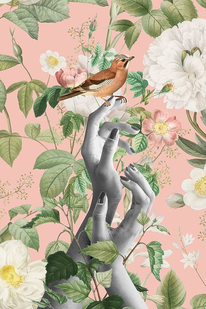 Whimsical Garden Hands art print by Marja van den Hurk for $57.95 CAD