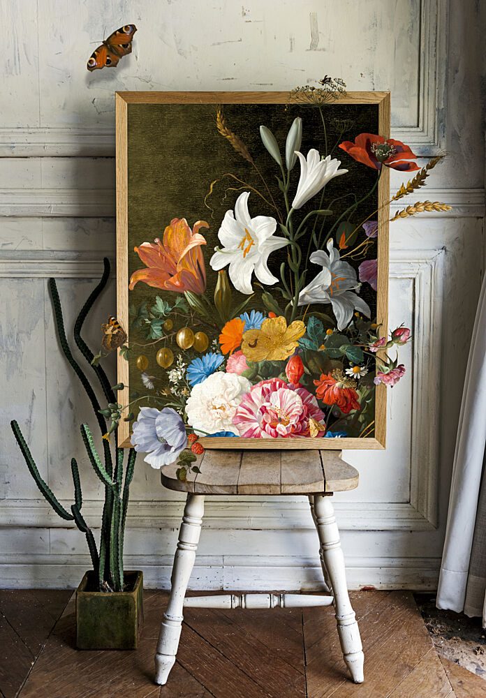 Surreal Floral Still Life art print by Marja van den Hurk for $57.95 CAD