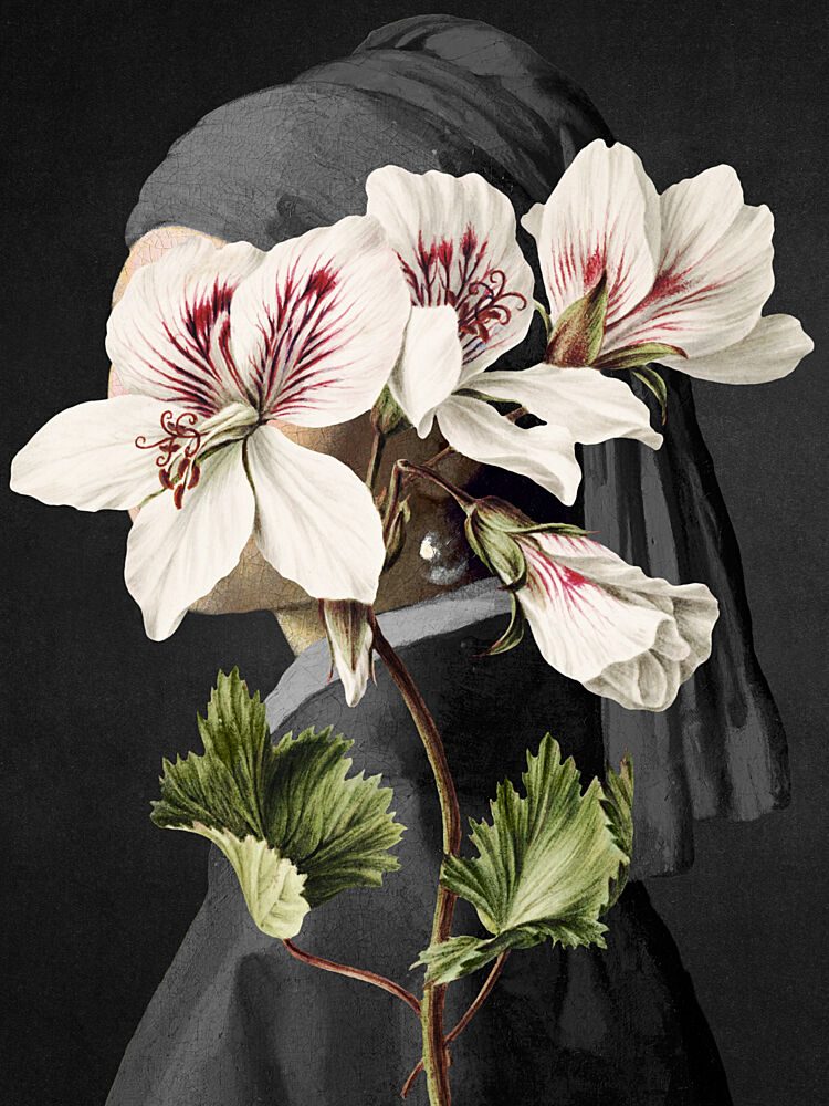 Mysterious Bloom Profile art print by Marja van den Hurk for $57.95 CAD