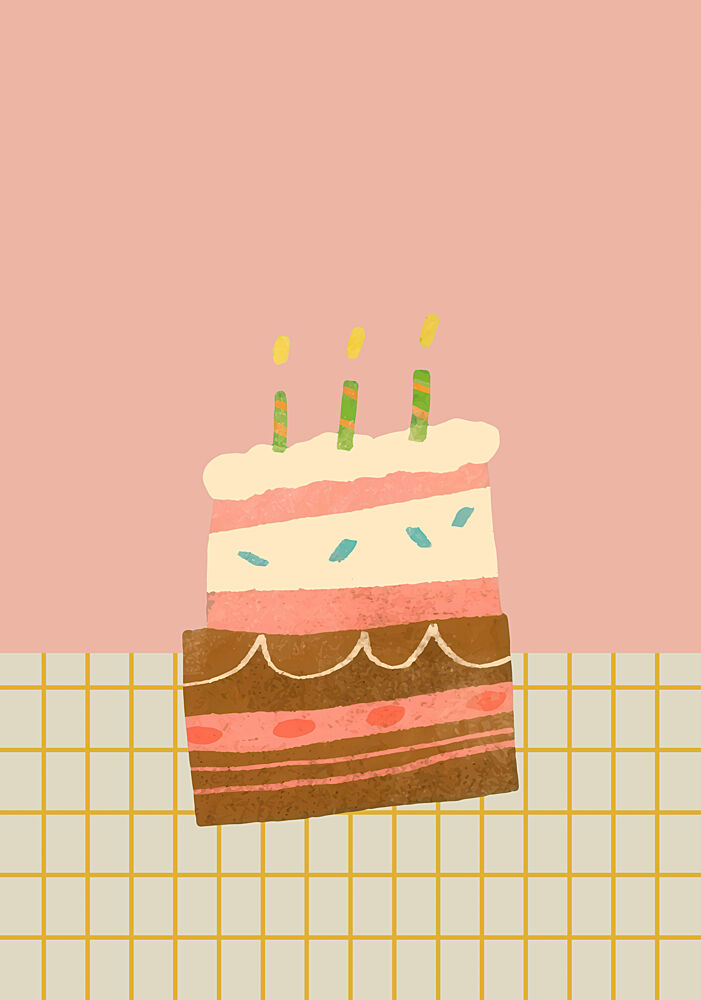 Sweet Birthday Cake art print by Neetesh Kumar for $57.95 CAD