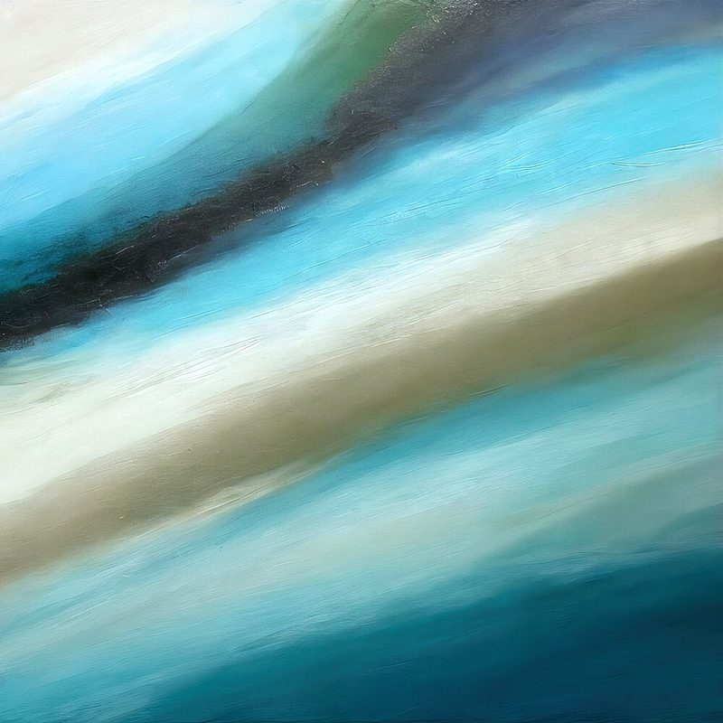 Abstract Ocean Flow art print by Alpenglow Workshop for $57.95 CAD