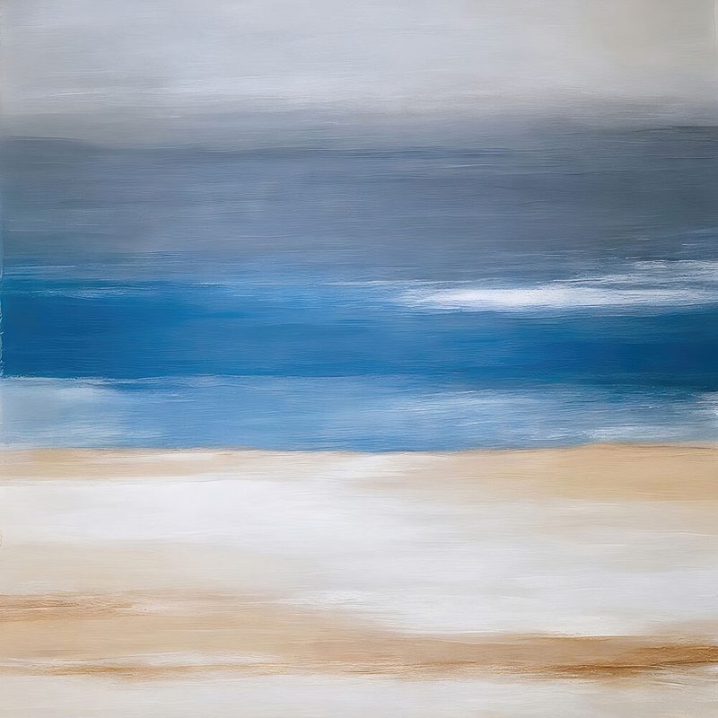 Abstract Ocean Horizon art print by Alpenglow Workshop for $57.95 CAD