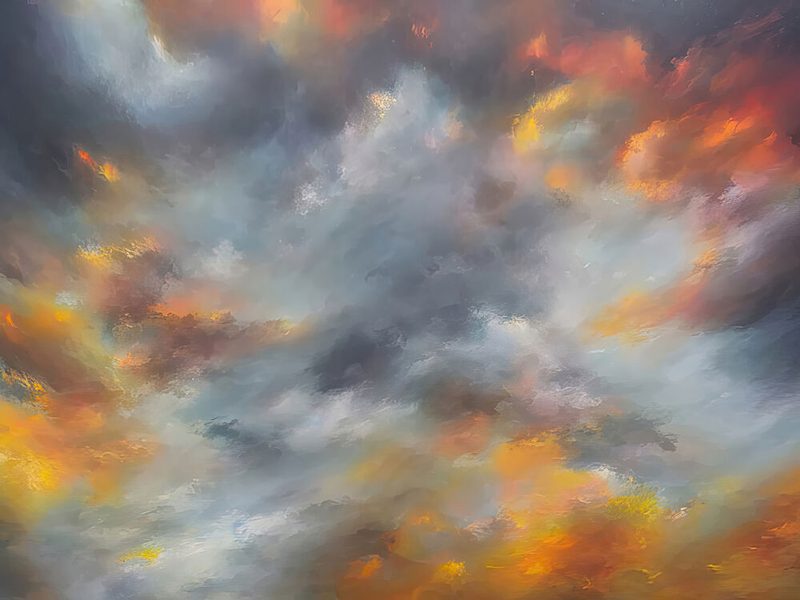 Vibrant Sunset Clouds art print by Alpenglow Workshop for $57.95 CAD