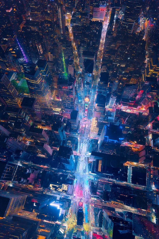 Neon City Lights View art print by Javier de la Torre for $57.95 CAD