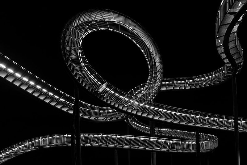 Luminous Architectural Loops art print by Roswitha Schleicher-Schwarz for $57.95 CAD