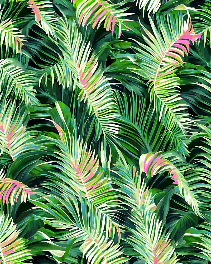Palm and Peace art print by Uma Gokhale for $57.95 CAD