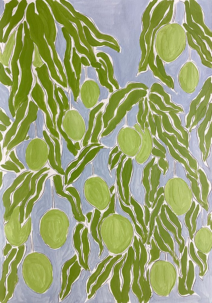 Green Citrus Grove art print by Rushati Chowdhury for $57.95 CAD