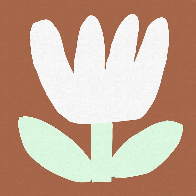 Simple White Flower art print by Sharyn Bursic for $57.95 CAD
