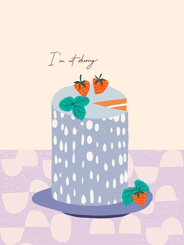 Sweet Strawberry Indulgence art print by Annick for $57.95 CAD