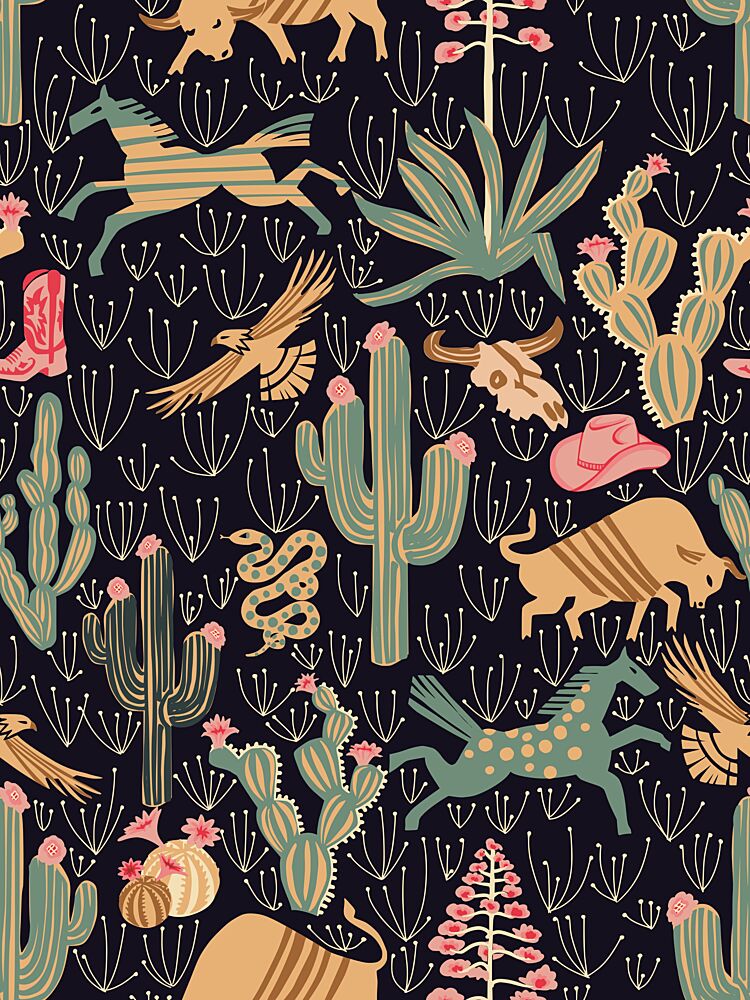 Southwest Desert Pattern art print by Annick for $57.95 CAD