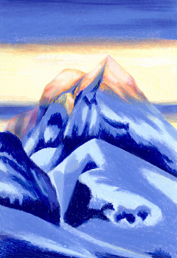 Majestic Alpine Glow art print by Julie Lesouef for $57.95 CAD