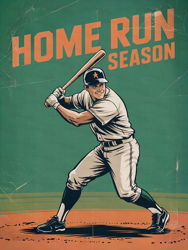 Home Run Season art print by Andreas Magnusson for $57.95 CAD