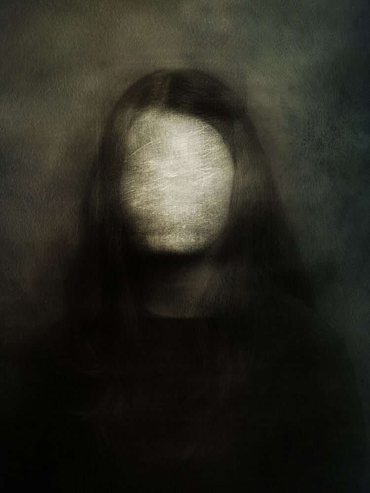 Mysterious Faceless Figure art print by Jonathan L for $57.95 CAD